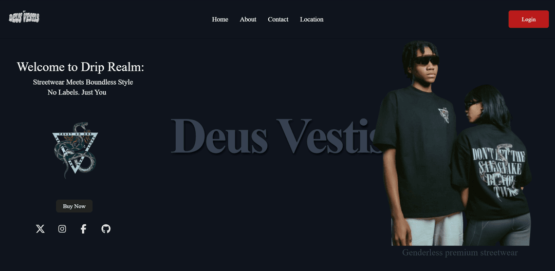 Deus Vestis